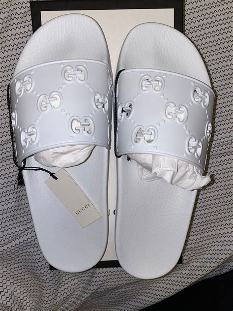 white gucci slides size 6|Gucci slides women Nordstrom.